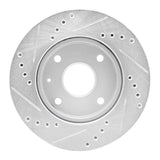 R1 Concepts 04-10 Chevrolet Optra (Mexico) Front Right Drilled & Slotted Silver Brake Rotor by R1 Concepts RNC-631-01010R
