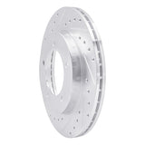 R1 Concepts 1996-1998 Suzuki Sidekick Front Left Drilled & Slotted Silver Brake Rotor by R1 Concepts 631-01012L