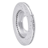 R1 Concepts 1996-1998 Suzuki Sidekick Front Left Drilled & Slotted Silver Brake Rotor by R1 Concepts 631-01012L