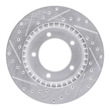 R1 Concepts 1996-1998 Suzuki Sidekick Front Right Drilled & Slotted Silver Brake Rotor by R1 Concepts 631-01012R
