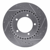 R1 Concepts 1999-2008 Chevrolet Tracker Front Left Drilled & Slotted Silver Brake Rotor by R1 Concepts 631-01013L