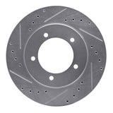 R1 Concepts 1999-2008 Chevrolet Tracker Front Left Drilled & Slotted Silver Brake Rotor by R1 Concepts 631-01013L
