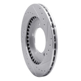 R1 Concepts 1999-2008 Chevrolet Tracker Front Left Drilled & Slotted Silver Brake Rotor by R1 Concepts 631-01013L