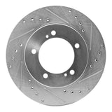 R1 Concepts 1999-2008 Chevrolet Tracker Front Right Drilled & Slotted Silver Brake Rotor by R1 Concepts 631-01013R
