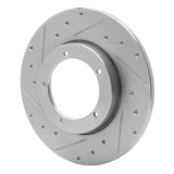 R1 Concepts 1965-1976 Porsche 911/912 Front Left Drilled & Slotted Silver Brake Rotor by R1 Concepts 631-02000L