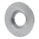 R1 Concepts 1965-1976 Porsche 911/912 Front Left Drilled & Slotted Silver Brake Rotor by R1 Concepts 631-02000L