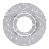 R1 Concepts 1965-1976 Porsche 911/912 Front Right Drilled & Slotted Silver Brake Rotor by R1 Concepts 631-02000R