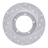 R1 Concepts 1965-1976 Porsche 911/912 Front Right Drilled & Slotted Silver Brake Rotor by R1 Concepts 631-02000R