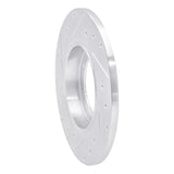 R1 Concepts 1965-1976 Porsche 911/912 Front Right Drilled & Slotted Silver Brake Rotor by R1 Concepts 631-02000R