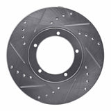 R1 Concepts 1967-1988 Porsche 911 Front Left Drilled & Slotted Silver Brake Rotor by R1 Concepts 631-02001L