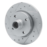 R1 Concepts 1976-1984 Porsche 924 Front Left Drilled & Slotted Silver Brake Rotor by R1 Concepts 631-02004L