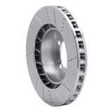 R1 Concepts 1986-1991 Porsche 944 (Excl Turbo) Right Front Drilled & Slotted Silver Brake Rotor by R1 Concepts 631-02009D