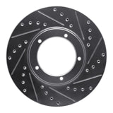 R1 Concepts 1984-1989 Porsche 911 Front Right Drilled & Slotted Silver Brake Rotor by R1 Concepts 631-02016R