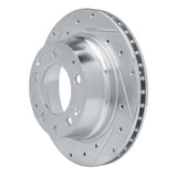 R1 Concepts 1984-1989 Porsche 911 Rear Left Drilled & Slotted Silver Brake Rotor by R1 Concepts 631-02017L