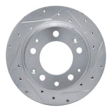 R1 Concepts 1984-1989 Porsche 911 Rear Right Drilled & Slotted Silver Brake Rotor by R1 Concepts 631-02017R