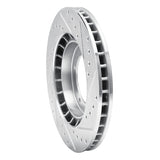R1 Concepts 1986-1986 Porsche 944 Turbo Front Left Drilled & Slotted Silver Brake Rotor by R1 Concepts 631-02018L
