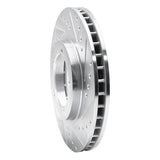 R1 Concepts 1986-1986 Porsche 944 Turbo Front Right Drilled & Slotted Silver Brake Rotor by R1 Concepts 631-02018R