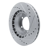 R1 Concepts 1987-1995 Porsche 968 Front Left Drilled & Slotted Silver Brake Rotor by R1 Concepts 631-02019L