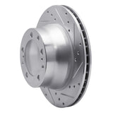 R1 Concepts 1987-1997 Porsche 944 Turbo Rear Right Drilled & Slotted Silver Brake Rotor by R1 Concepts 631-02021R