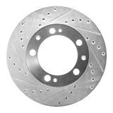 R1 Concepts 1987-1989 Porsche 944 (Excl Turbo) Front Left Drilled & Slotted Silver Brake Rotor by R1 Concepts 631-02022L