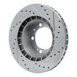 R1 Concepts 1989-1997 Porsche 911 Front Left Drilled & Slotted Silver Brake Rotor by R1 Concepts 631-02023L