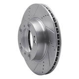 R1 Concepts 1997-2004 Porsche Boxster Front Left Drilled & Slotted Silver Brake Rotor by R1 Concepts 631-02028L