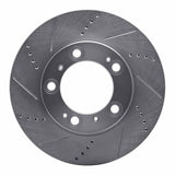 R1 Concepts 1997-2004 Porsche Boxster Front Left Drilled & Slotted Silver Brake Rotor by R1 Concepts 631-02028L