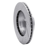 R1 Concepts 1997-2004 Porsche Boxster Front Right Drilled & Slotted Silver Brake Rotor by R1 Concepts 631-02028R