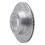 R1 Concepts 1997-2004 Porsche Boxster Rear Right Drilled & Slotted Silver Brake Rotor by R1 Concepts 631-02029R