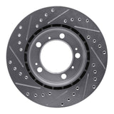R1 Concepts 1997-2004 Porsche Boxster Rear Right Drilled & Slotted Silver Brake Rotor by R1 Concepts 631-02029R