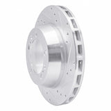 R1 Concepts 1991-1997 Porsche 911 Right Rear Drilled & Slotted Silver Brake Rotor by R1 Concepts 631-02031D