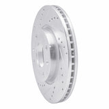 Dynamic Friction 2002-2006 Hyundai Sonata Front Left Drilled & Slotted Silver Brake Rotor by Dynamic Friction Company 631-03000L