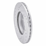 Dynamic Friction 2006-2012 Dodge Attitude (Mexico) Front Right Drilled & Slotted Silver Brake Rotor by Dynamic Friction Company 631-03001R