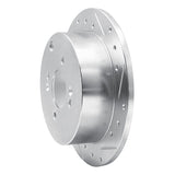 Dynamic Friction 2006-2012 Dodge Attitude (Mexico) Rear Right Drilled & Slotted Silver Brake Rotor by Dynamic Friction Company 631-03002R