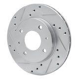R1 Concepts 1989-1998 Hyundai Sonata Front Left Drilled & Slotted Silver Brake Rotor by R1 Concepts 631-03004L