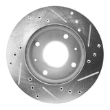 R1 Concepts 1989-1998 Hyundai Sonata Front Left Drilled & Slotted Silver Brake Rotor by R1 Concepts 631-03004L