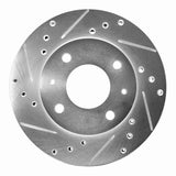 R1 Concepts 1989-1998 Hyundai Sonata Front Left Drilled & Slotted Silver Brake Rotor by R1 Concepts 631-03004L
