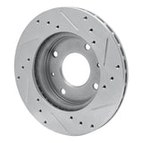 R1 Concepts 1989-1998 Hyundai Sonata Front Left Drilled & Slotted Silver Brake Rotor by R1 Concepts 631-03004L