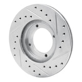 R1 Concepts 1987-1999 Hyundai Excel Front Left Drilled & Slotted Silver Brake Rotor by R1 Concepts 631-03005L