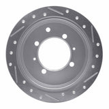 R1 Concepts 1991-1993 Hyundai Sonata Rear Left Drilled & Slotted Silver Brake Rotor by R1 Concepts 631-03006L