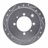 R1 Concepts 1991-1993 Hyundai Sonata Rear Left Drilled & Slotted Silver Brake Rotor by R1 Concepts 631-03006L