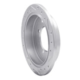 R1 Concepts 1991-1993 Hyundai Sonata Rear Left Drilled & Slotted Silver Brake Rotor by R1 Concepts 631-03006L