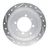 R1 Concepts 1991-1993 Hyundai Sonata Rear Right Drilled & Slotted Silver Brake Rotor by R1 Concepts 631-03006R