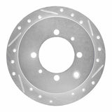 R1 Concepts 1991-1993 Hyundai Sonata Rear Right Drilled & Slotted Silver Brake Rotor by R1 Concepts 631-03006R