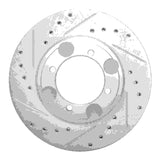 R1 Concepts 1992-1998 Hyundai Tiburon Front Left Drilled & Slotted Silver Brake Rotor by R1 Concepts 631-03007L