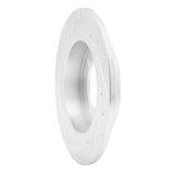 R1 Concepts 1994-1996 Hyundai Elantra Rear Right Drilled & Slotted Silver Brake Rotor by R1 Concepts 631-03008R