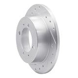 R1 Concepts 1994-1998 Hyundai Sonata Rear Left Drilled & Slotted Silver Brake Rotor by R1 Concepts 631-03009L