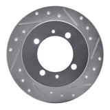 R1 Concepts 1994-1998 Hyundai Sonata Rear Right Drilled & Slotted Silver Brake Rotor by R1 Concepts 631-03009R
