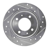 R1 Concepts 1997-2006 Hyundai Elantra Rear Left Drilled & Slotted Silver Brake Rotor by R1 Concepts 631-03010L