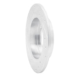 R1 Concepts 1997-2006 Hyundai Tiburon Rear Right Drilled & Slotted Silver Brake Rotor by R1 Concepts 631-03010R
